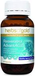 Herbs of Gold 250mg Resveratrol Advantage 60 Capsules