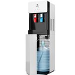 Avalon Bottom Loading Water Cooler Dispenser, Hot/Cold, Child Safety Lock, UL/Energy Star Approved- White