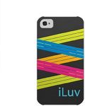 iLuv iCC722 Zigzag Range Silicone Case for iPhone 4 Multi-Coloured