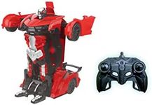 Mindscope Turbo Twister 2 in 1 Red Morpher RC Car That transforms into a Robot