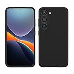 kwmobile Case Compatible with Samsung Galaxy S23 Case - TPU Silicone Cover - Works with Wireless Charging - Black