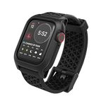 Catalyst Wristband Strap Replacement Band Series SE 2022, Series 6/5/4 Impact Case Compatible with ECG and EKG Superior Sport Band Rugged Protective Case, Drop Proof, Shock Proof, Stealth Black