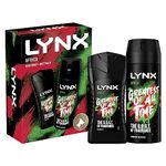 LYNX Africa Duo Body Spray Gift Set Body Wash and Deodorant perfect for his daily routine 2 piece