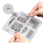 Arkriza® (Pack of 20) Disposable Shower Drain Hair Catcher, Drain Hair Catcher Waterproof Mesh Stickers for Bathroom Accessories, Apartment Essentials for Kitchen, Sink, Bathtub