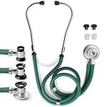 Primacare DS-9295-HG Sprague Rappaport Style Stethoscope, 30-Inch Length, Hunter Green, 450 g