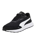 PUMA Mens Runtamed Sneaker, Puma Black Puma White Shadow Gray, 8 UK