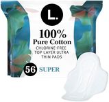 L. Pure Cotton Topsheet Pads for Wo