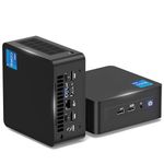 Intel Nuc 12, NUC12WSHi5 Wall Street Canyon Mini PC Desktop, Win 11 Pro Computer, Core i5-1240P Prozessor, 12 Kern, 12MB Cache, Iris Xe Grafik, WiFi6E, Thunderbolt 4 (16GB RAM+512GB PCIe SSD)