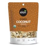 Elan Organic Coconut Smiles, 125g, Dried Coconut, Lightly Roasted, Unsweetened Coconut Chips, No Sugar Added, Non-GMO, Vegan, Gluten-Free, Kosher