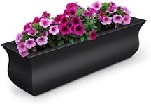 Mayne 5871-B Polyethylene Window Box, Black 36x9.8