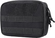 OneTigris MOLLE Pouch, Tactical Admin Pouch Belt EDC Tool Organizer Zippered Utility Waist Pack 7.5"x5"x2"