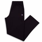 Champion Big and Tall Jersey Pants for Men – Open Bottom Lightweight Lounge Pant Black