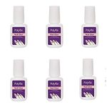 Coslifestore-Nail Glue For Artificial Nail Artificial Nail Glue Waterproof Nail Glue For Acrylic nails Professional Nail Art Glue For Fake/False Nails- (package contains 6 pcs nail glue of 10gm each)