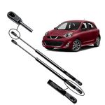 Ramor Strutz Two Boot Gas Struts Compatible with a Nissan Micra 4 K13 2010-2016. Both Side Replacements for Hydraulic Tailgate Gas Springs. Left and Right Strut.