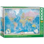 Eurographics 8220-0557 Map of the World Puzzle, Various, 67 x 100 cm