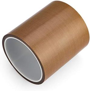 Cinta de teflón/PTFE, cinta adhesiva de alta temperatura para máquina de envasado al vacío, sellado a mano o por impulsos – Adecuado para FoodSaver, Seal A Meal, Weston, Cabella's (10m x 10 cm)