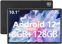 SGIN Android 12 Tablet, 10 Inches Tablets, 8GB RAM 128GB ROM, Octa-Core Processor, 6000mAh, Bluetooth 5.0, GPS, TF Card 256GB Expansion, 5MP+8MP Dual Camera, WiFi(Black)