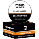 Beard Butter For Men 100ml - Black Edition. Cologne Inspired. Nourishing and Hydrating alternative to Beard Balm. Rich in Vitamins. Promotes Beard Growth.