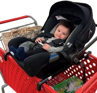 Totes Babies - Car Seat Carrier for Shopping Carts, Allows Babies, Newborns, Infants and Toddlers to Stay Snug or Sleeping in Car Seat While Parents Shop, As Seen on Shark Tank