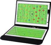 BESTCAN Soccer Coaching Board, Magnetic Soccer Clipboard for Coaches, Football Foldable Board with Dry Erase, Marker Pen