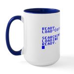 CafePress Commodore 64 Load Coffee Large Mug 15 oz (444 ml) Ceramic Coffee Mug