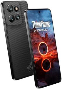 Motorola ThinkPhone 25 5G 2024 (Carbon Black) XT2409-06 | Dual SIM (Nano SIM, eSIM) 256GB + 8GB RAM Android 14 SIM-free Factory Unlocked Smartphone