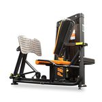 Phoenix Fitness Seated Leg Press - Exercise Machine for Strength & Resistance Training, Building Muscle & Fat Loss - Heavy-Duty Fitness Equipment for Home & Commercial Use - Adjustable Stack 5kg-115kg