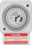 Quick Sense QS-T11 240V Analog Timer Switch | 24-Hour Programmable Mechanical Timer | Energy-Saving Automatic Control Device