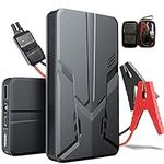 YiYLunneo Car Jump Starter 30000mAh Power Bank Car Battery Booster Pack 12V Emergency Auto Jump Box with LED Light Portable Starting Device for Vehicles, SUV Up to 6-Liter Gasoline (Black)