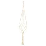 Sourcingmap Indoor Outdoor Macrame Plant Hanger Flowerpot Holder Garden Pot Wall-mounted Rope Hanging 39.4 Inch Length