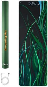 Tapete de conexión a tierra de 72 x 24 pulgadas, tapete de conexión a tierra de colores, almohadilla de conexión a tierra para cama, tapete de yoga para hacer ejercicio, almohadilla de conexión a