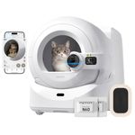 PETKIT Self Cleaning Cat Litter Tray, PUROBOT ULTRA with AI-Powered Camera, 70L Automatic Litter Box, App Health Monitor, Waste Self-Packing, Odour Free, xSecure Smart Robot Litter Box for Multi-cats