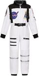 Dormstop Kids Astronaut Costume Toddler NASA Space Jumpsuit Halloween Space Suit for Boys Girls Space Pretend Dress up (8-10 Years)