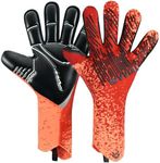 WVVOU Soccer Goalie Gloves Youth Adults, High Performance Goalkeeper Gloves, Breathable Soccer Gloves, 4+3mm Super Grip for The Toughest Saves