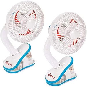 Diono Stroller Fan, White (2-Pack)