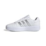 Adidas Women's Court Platform Sneaker, Ftwbla Plamet, 5 UK