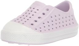 Gerber Unisex-Child Boys and Girls Toddler Light-Weight Pull-on Sneaker Crib Shoe, Purple, 12 Toddler