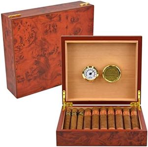Mantello 15-25 Magnetic Cigar Desktop Humidor