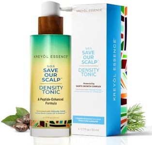 Kreyòl Essence Peptide Hair Growth Spray for Women & Men – Save Our Scalp Density Treatment with Redensyl, Keratin & Haitian Black Castor Oil for Thicker, Fuller-Looking Thinning Hair, 1.7 fl oz