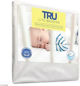 TRU Lite Bedding Crib Size - Baby Mattress Cover - Premium Smooth Toddler Mattress Protector, Waterproof, Breathable Cover Protection