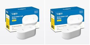 Tapo T300 Smart Water Leak Detector, Water Leak Sensor, Drip Leak Alert, Real-Time Notifications, 90 dB Alarm, IP67 Waterproof, Battery Included, Flexible Installation, Visible Alarm with Tapo Lights