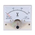 uxcell DC 0-300V Analog Panel Voltage Gauge Volt Meter 85C1 2.5% Error Margin