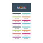 PAPERZIP - Personalised Book Owner (from the bookshelf of) – 32 Stickers for Children, Teachers, Parents, Organisation