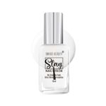 Swiss Beauty Slay Nail Color | Glossy Finish, Long Lasting Nail Paint| Chip resistant, Quick drying Nail Polish | Shade- Top Coat, 25Ml