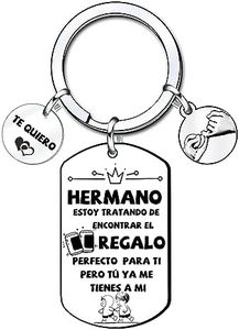 XQXQXZ Regalo Hermano Llavero Hermano Hombre Regalos Creativos para Jóvenes Regalo de Cumpleaños para Hermano Regalos universitarios, Regalos de Graduación (1)