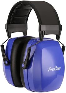 ProCase Noise Cancelling Ear Muffs SNR 33dB, Ear Hearing Protection Headphones for Adults, Sound Proof Ear Defenders for Work, Mowing, Shooters Shooting Gun Range, Construction -Navy