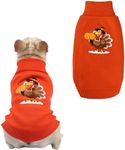 SHIAOMIN Thanksgiving Dog Sweater - Turkey Dogs Pullover Classic Knitwear with Leash Hole Warm Winter Pet Turtleneck Sweaters Apparel for Small Medium Breeds (XL)