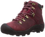 KEEN Women's Pyrenees Hiking Boot, Tibetan Red/Black, 7 UK