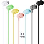 Bulk Earbuds For Classroom 10 Pack