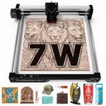 ATOMSTACK Swift 12W Laser Engraver, Swift 12W Laser Cutter, 0.06mm High Accuracy Laser Engraving Machine for Wood and Metal, Dark Acrylic, Glass, Leather Black